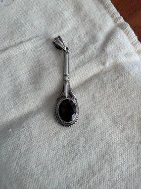 Sterling Silver/Smoky Quartz Pendant